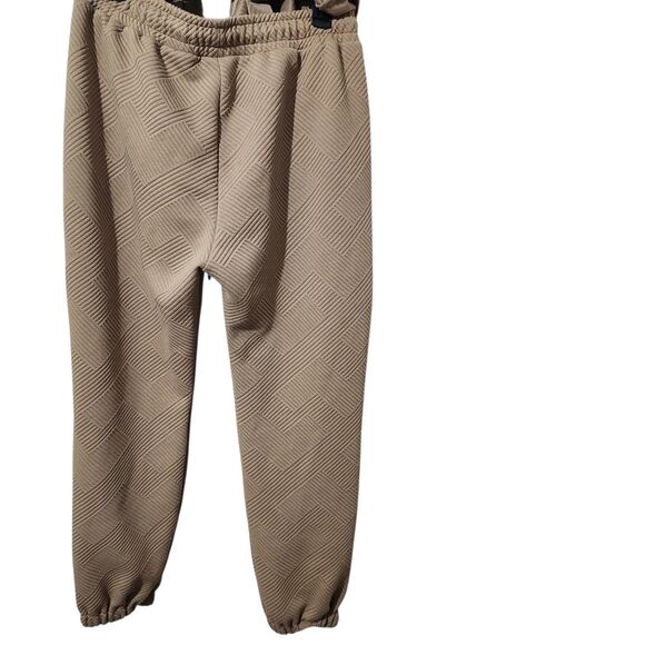 See and be Seen Women Top And Pants Size Large Light Brown Elastic Waist Pockets - Picture 6 of 15